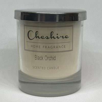 Signature Single Wick Glass Candle - Black Orchid