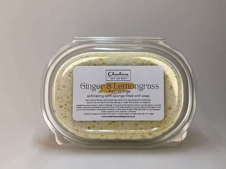 Ginger & Lemongrass soap sponge