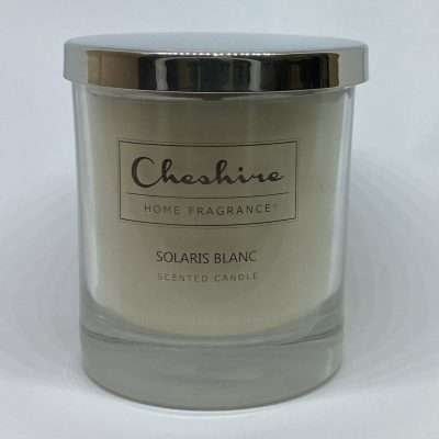 Signature Single Wick Glass Candle - Solaris Blanc