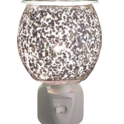 Glitter Glass Plug in Wax Melt Burner 12cm