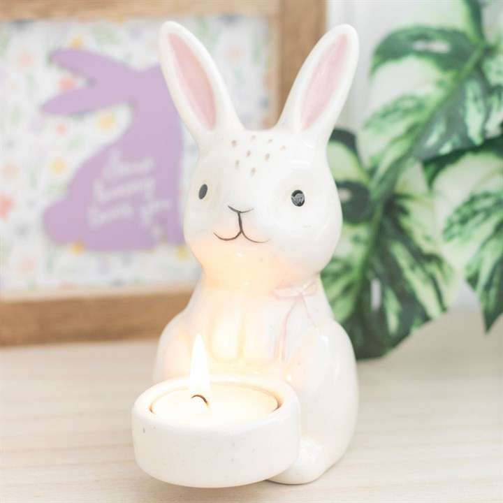 Rabbit tealight holder