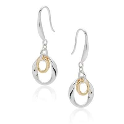 Twist Circle Earrings