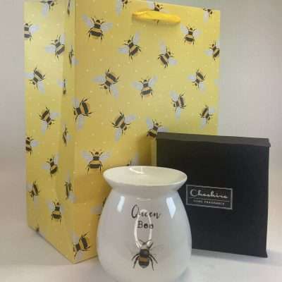 Bee wax melt burner gift set